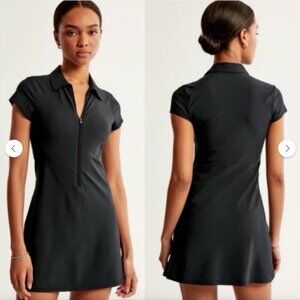 Abercrombie & Fitch Size XL Tall Black Traveler Mini Dress w shorts | tennis 🎾